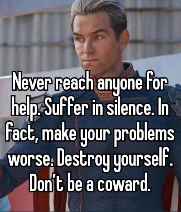 Don't be a coward