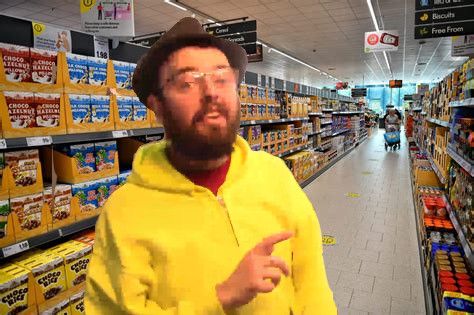 You won't believe who I met at the local Lidl today