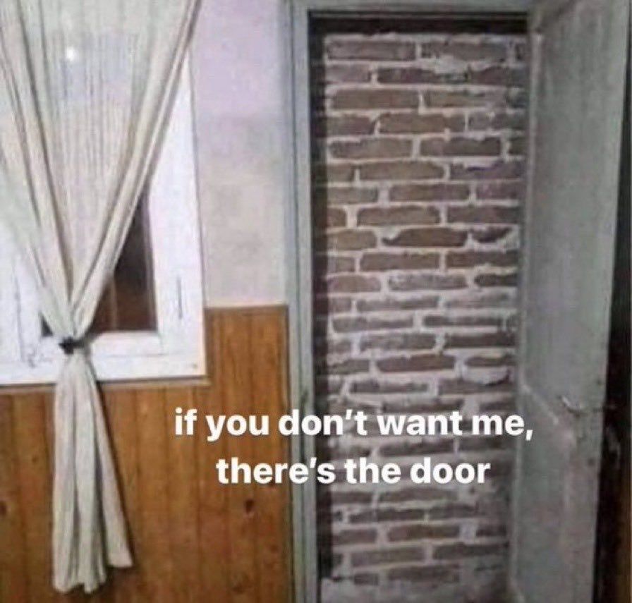 Just leave