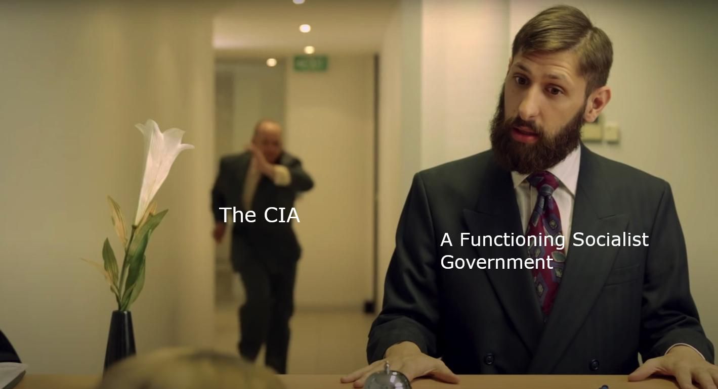 Hasn't the CIA done well.