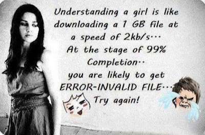 Girls nature, difficult to understand