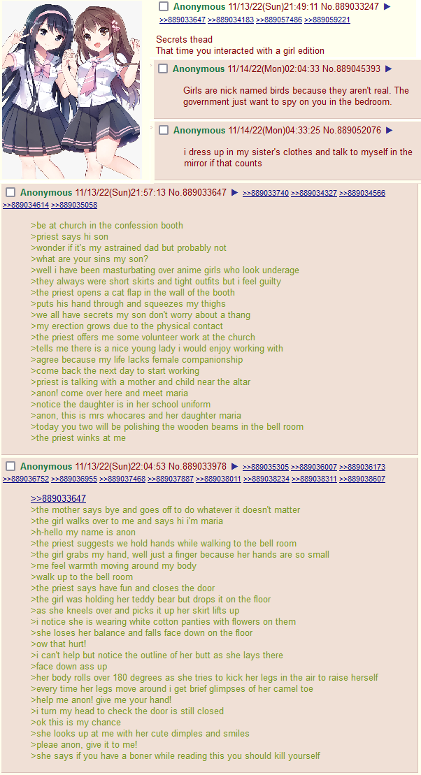 Anon writes fanfiction
