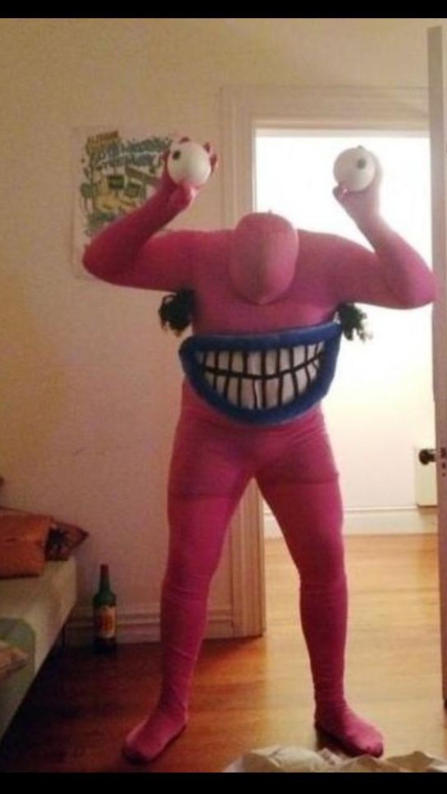 Best use of a morphsuit ever!
