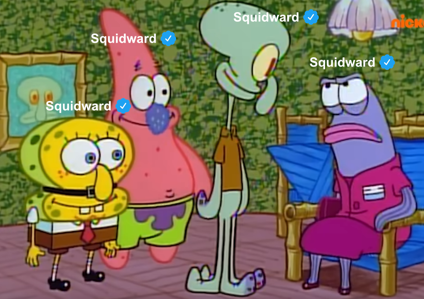 We are Squidward