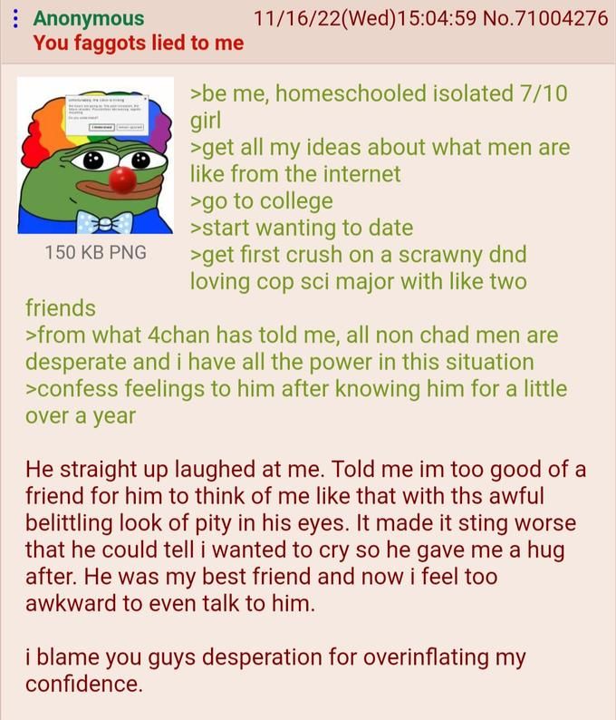 Another self-diagnosed 7/10