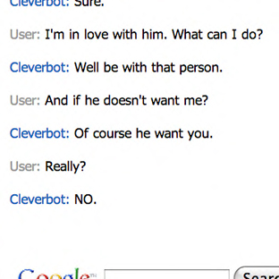 I hate you too, Cleverbot