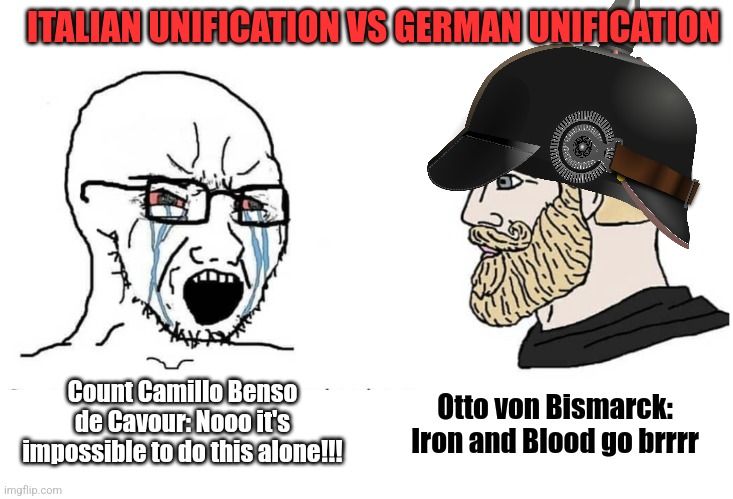 How my school teaches me about Italian unification and German reunification