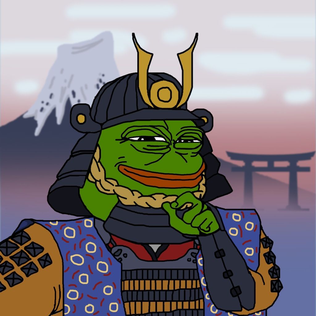 Pepe/apu a day - 224 samurai pepe