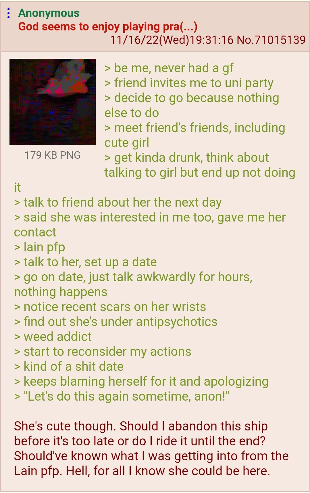anon is dating comfy