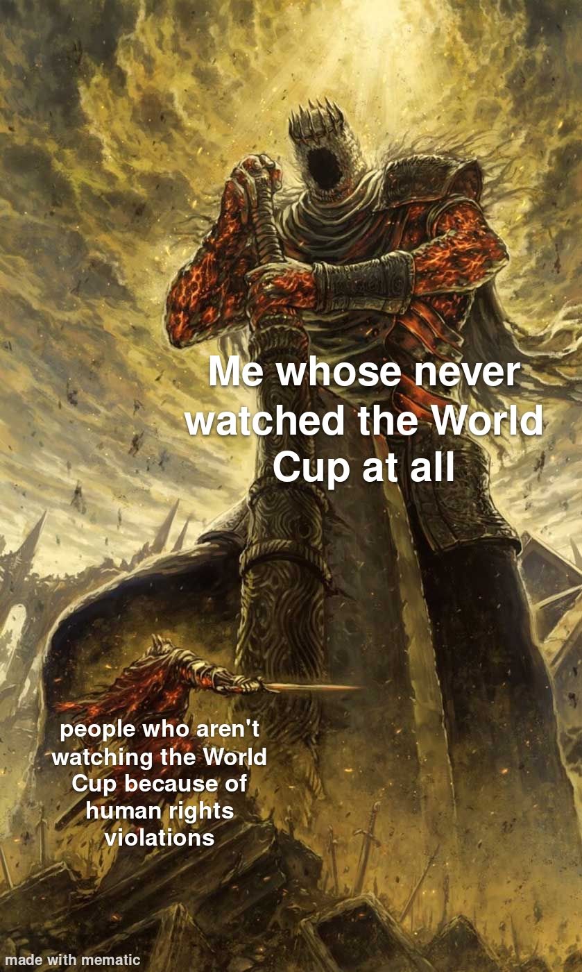 I dont watch soccer.