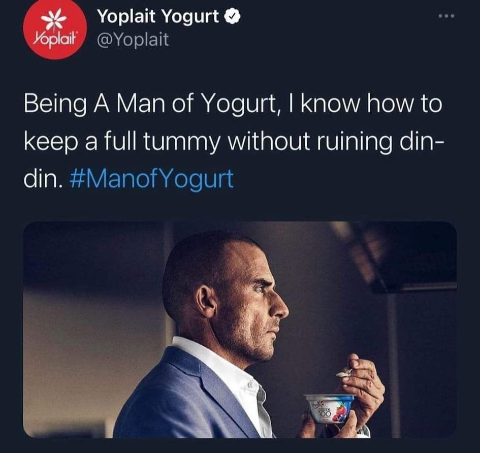 Yoghurt male grindset