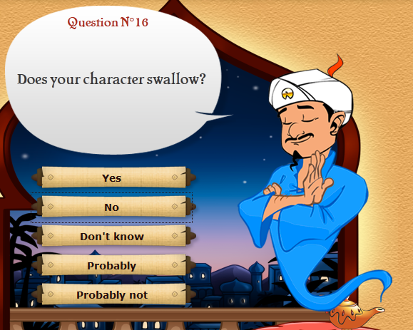 What the f*ck akinator?