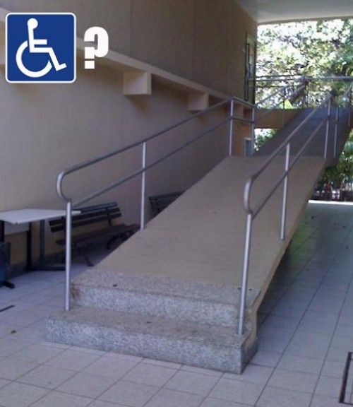 Handicap stairs