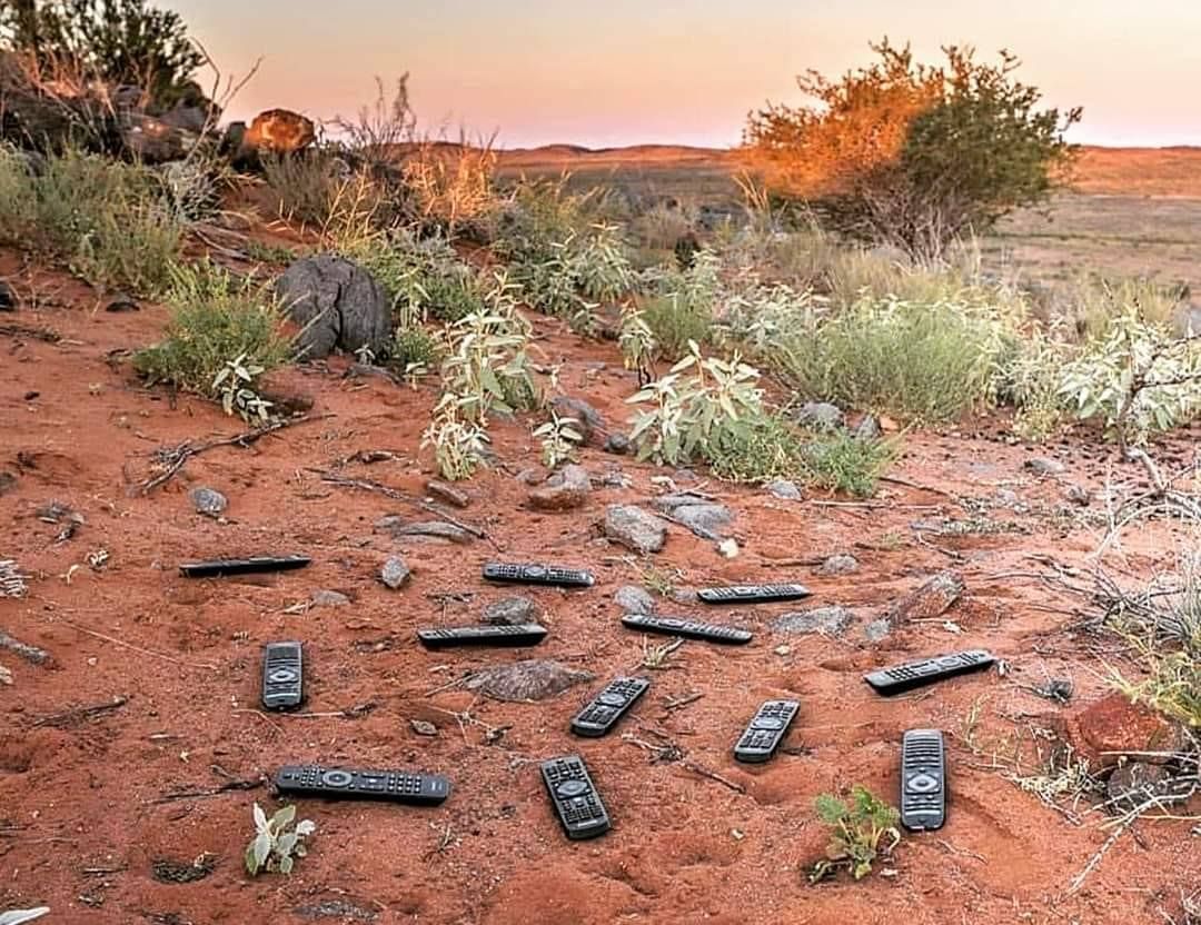 A very remote area of outback Australia.