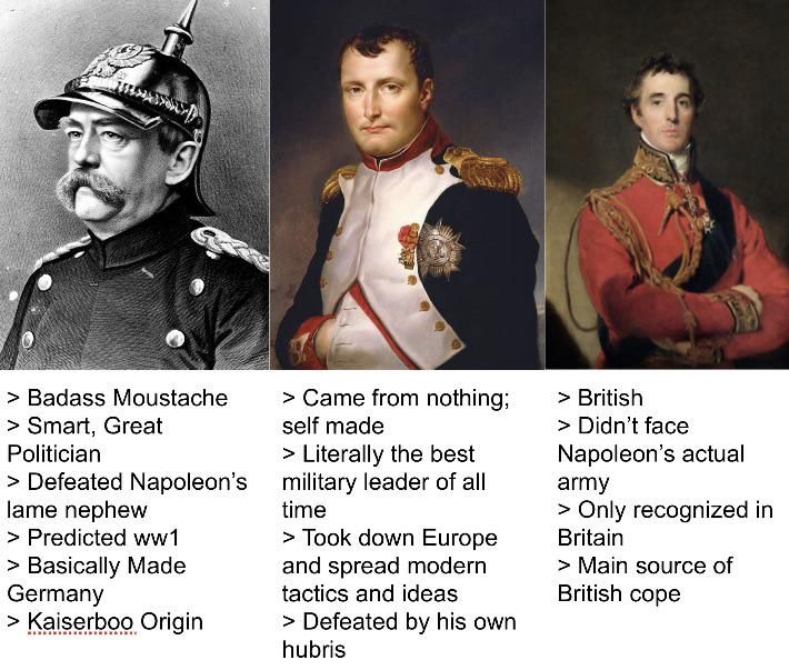 "great" european generals compared