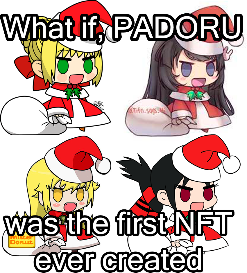 Two things you all love, Padorus and NFTs!