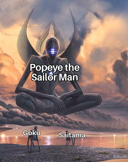 Popeye nullifies all of anime