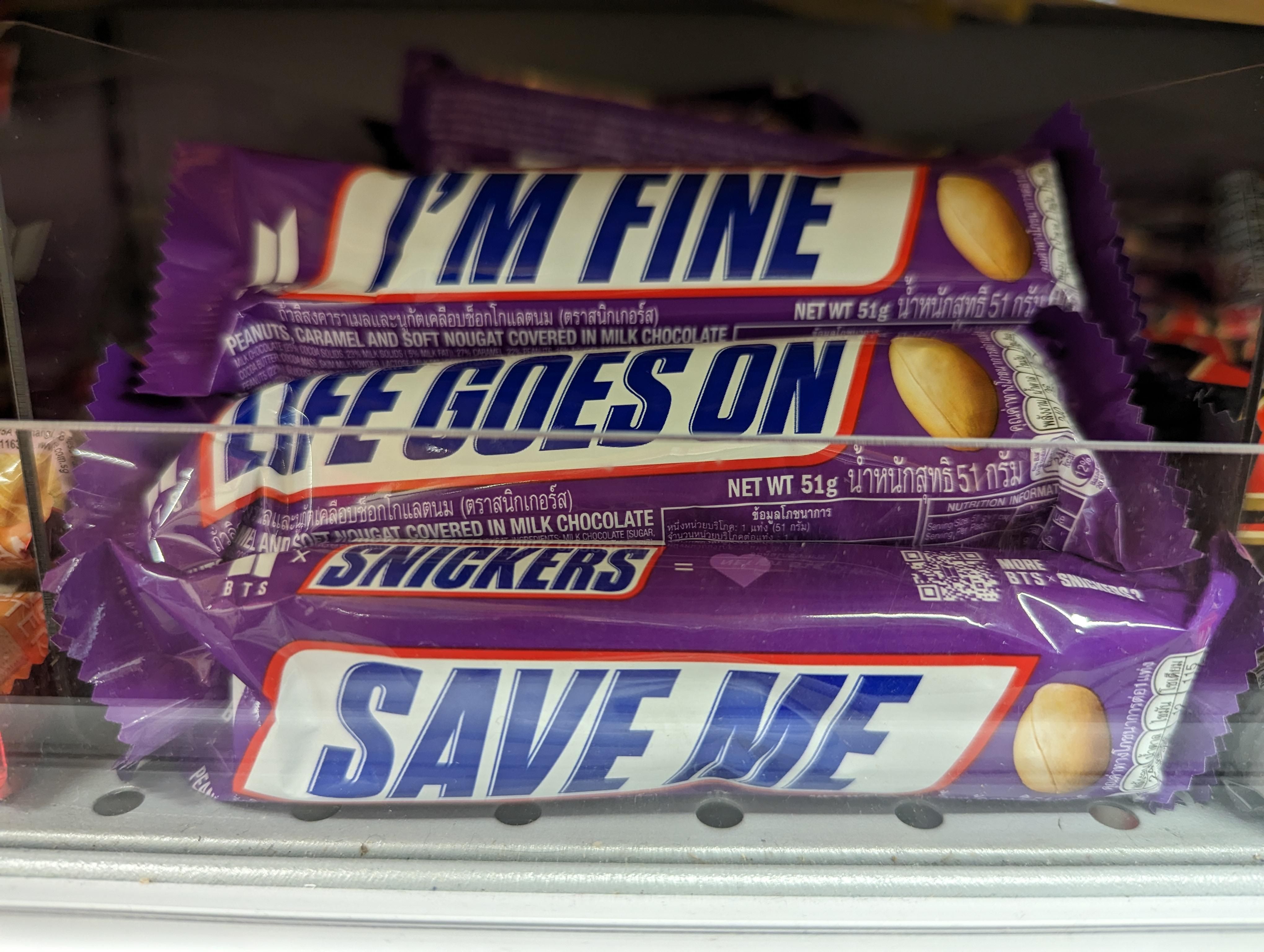Are you okay Snickers? Do you want to talk?