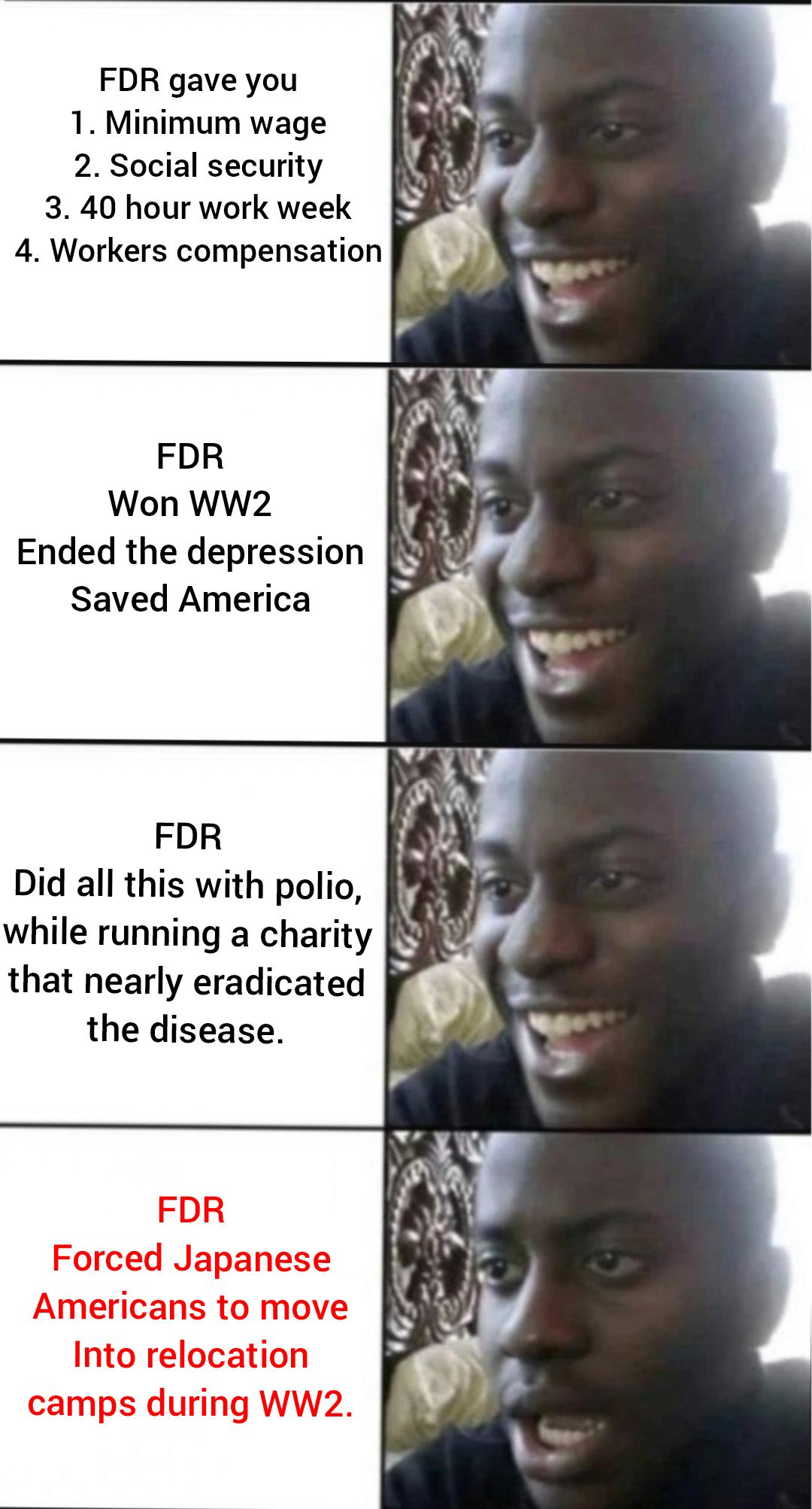 FDR the good/bad