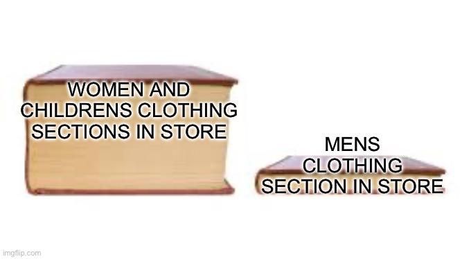 And also mens section is hidden on some corner.