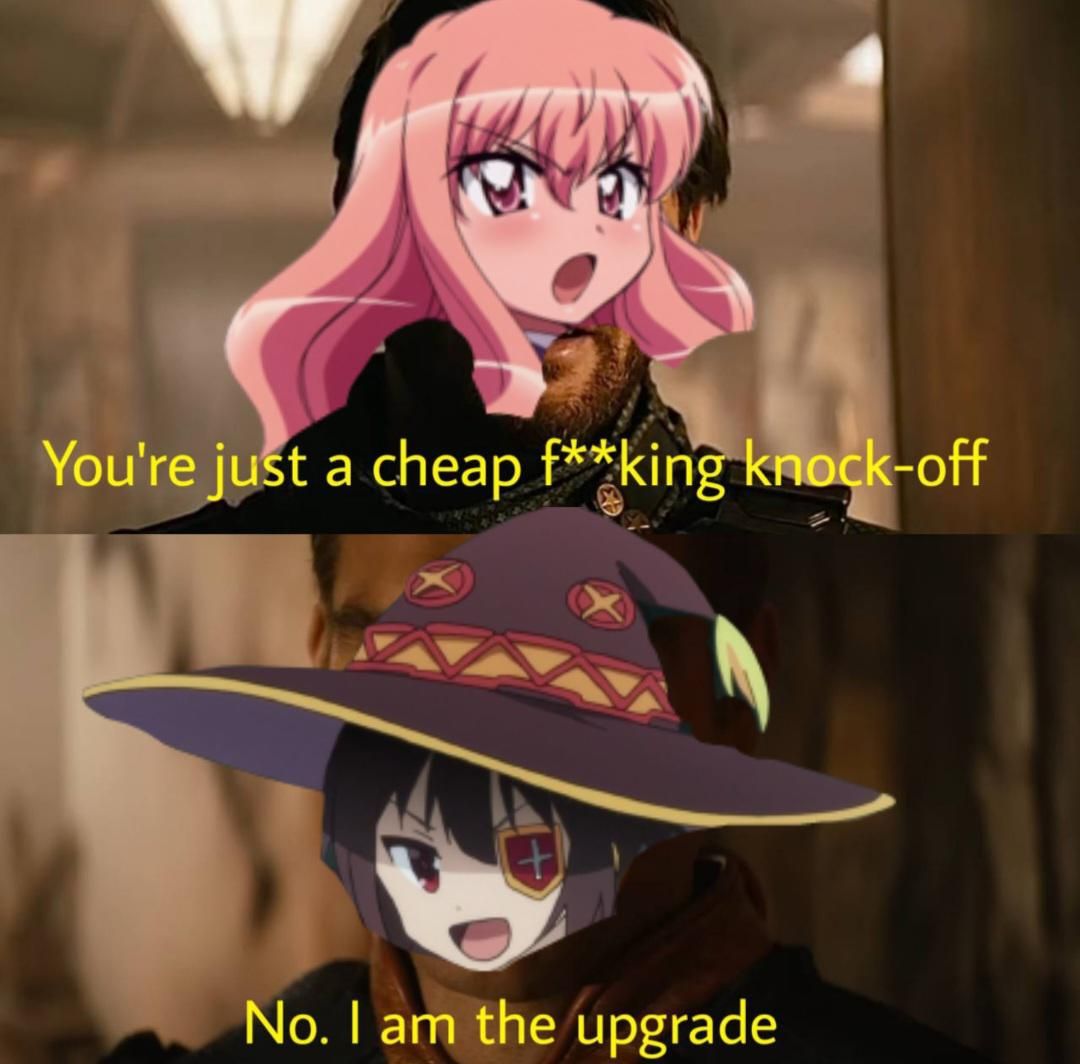 Megumin is a likeable character that already puts her above Louise