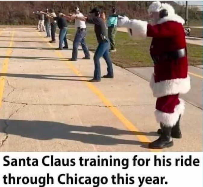Santa has to prepare for everything.