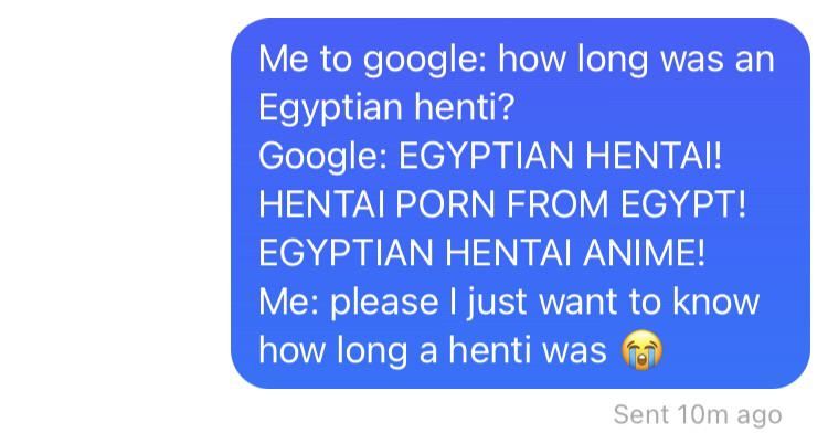 This is actually me, trying to google how long a henti is. From what I’ve calculated from a book, I think it’s about 67 years. Google is a nightmare realm