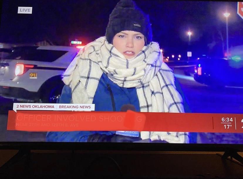 I turned on the news this morning to see if it was very cold outside.