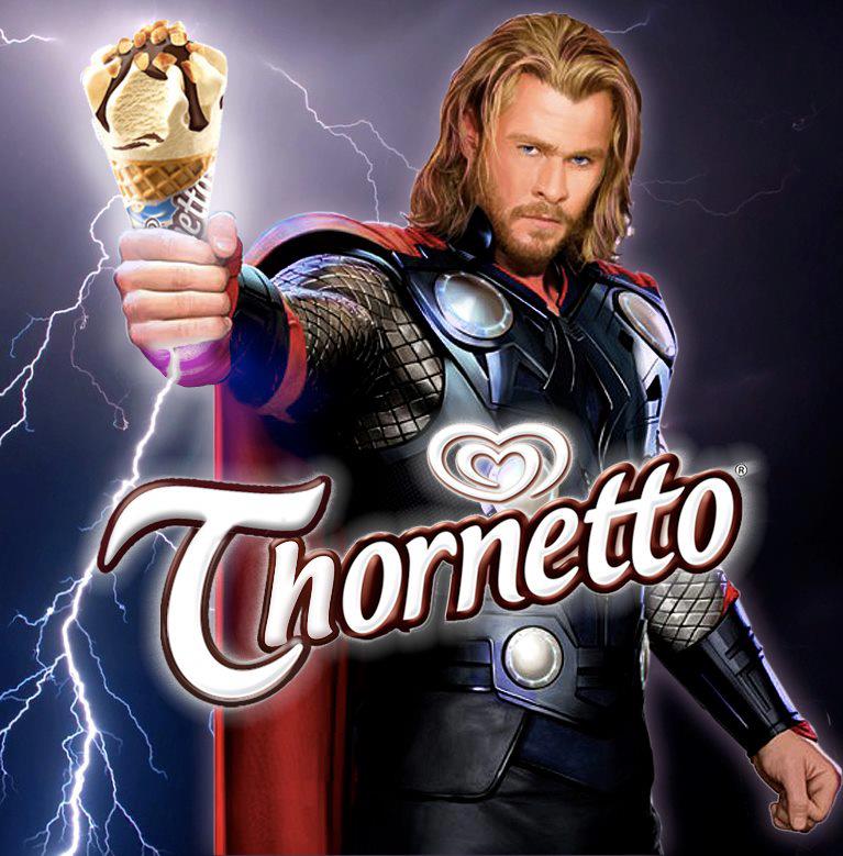 Thornetto.. I mean Cornetto sorry.