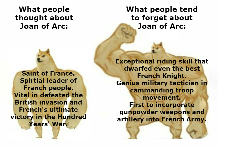 Some lesser known but arguably more important aspect of Joan of Arc.