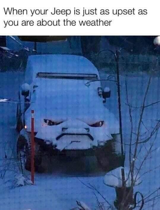 Your a 4x4 you love the snow?