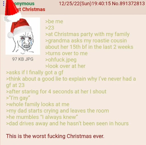 anon comes out to his family