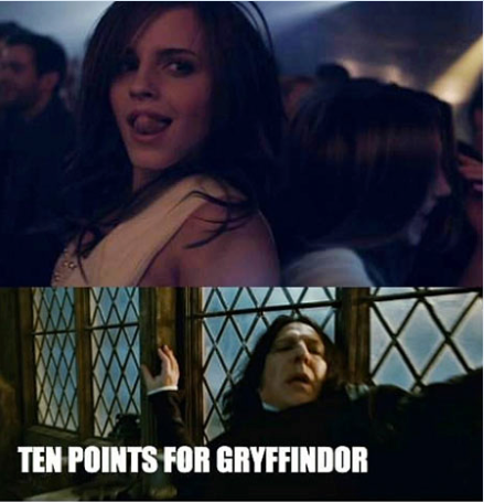 10 points for Gryffindoooooorr