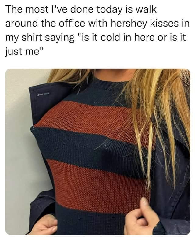 my boobs landed on a instagram meme page today. my family will be proud.