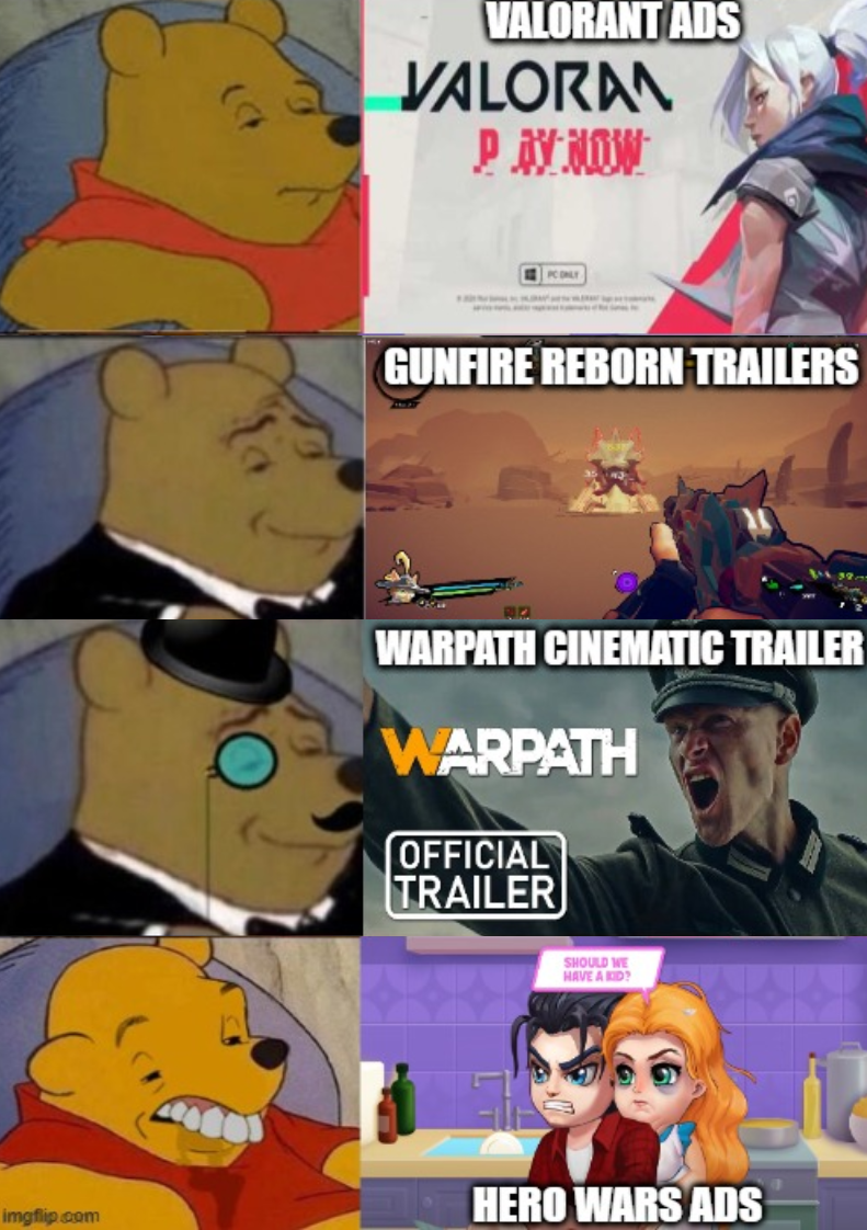 Mobile game trailers today...
