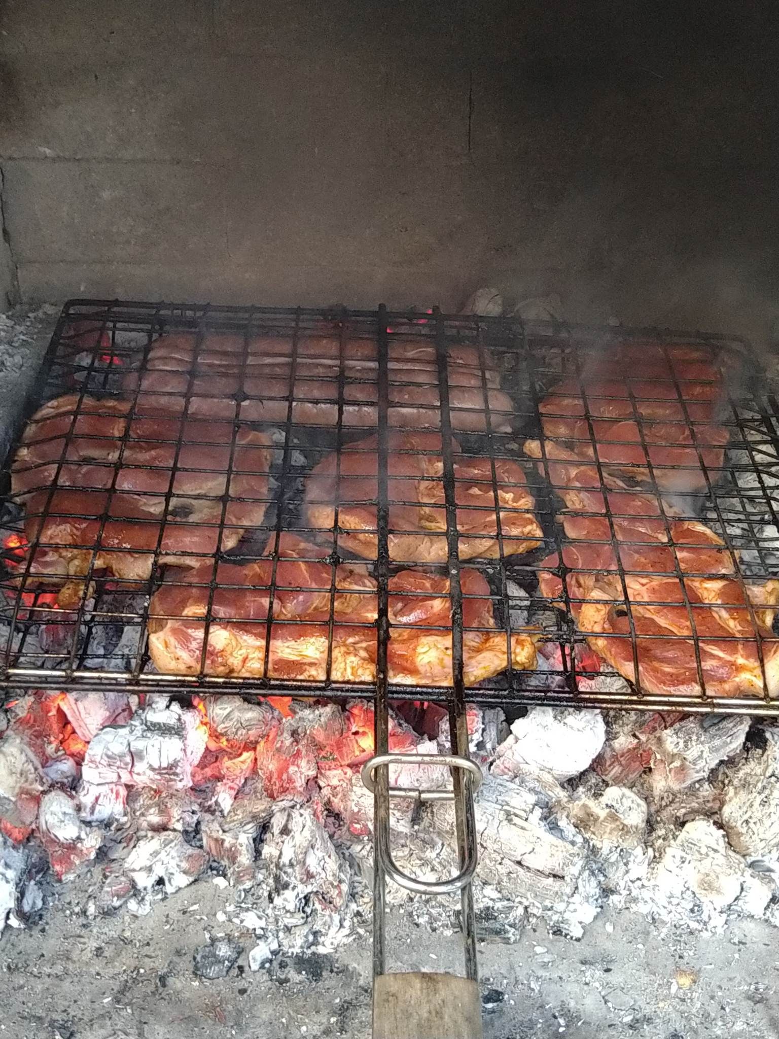 The promised December barbecue