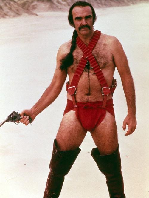 The Sean Connery movie “Zardoz” takes place in 2023, so get ready for everyone to start dressing like this