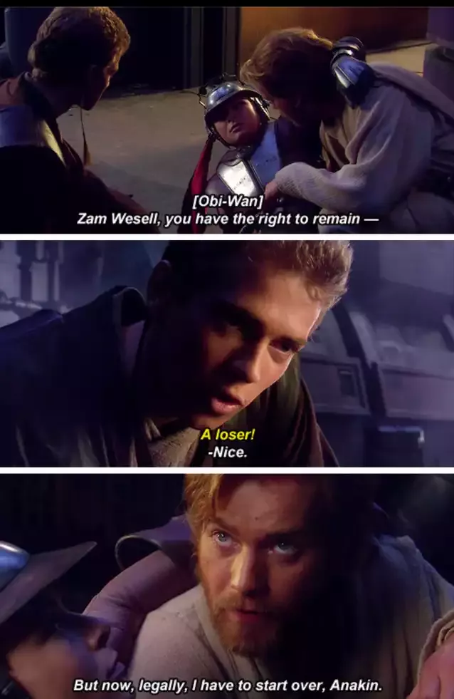 Anakin going full Dark Side on the motherf*cker