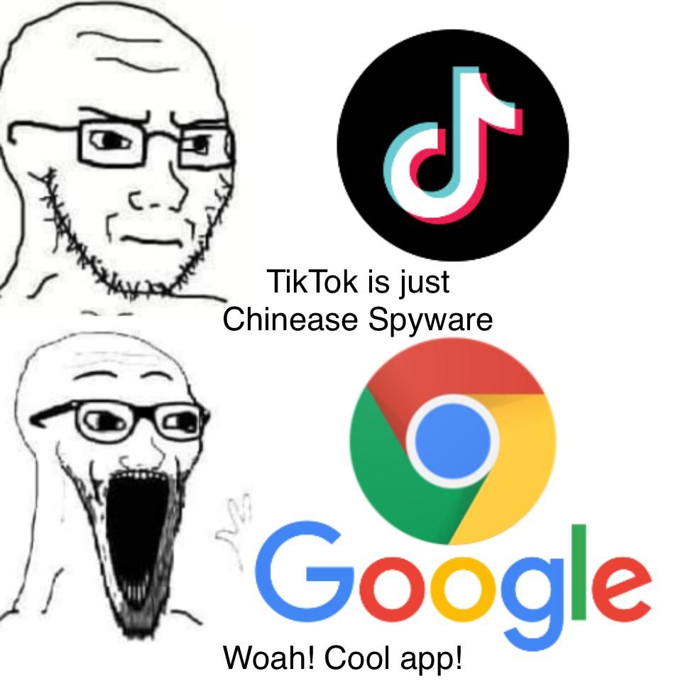 Google collects more data than TikTok