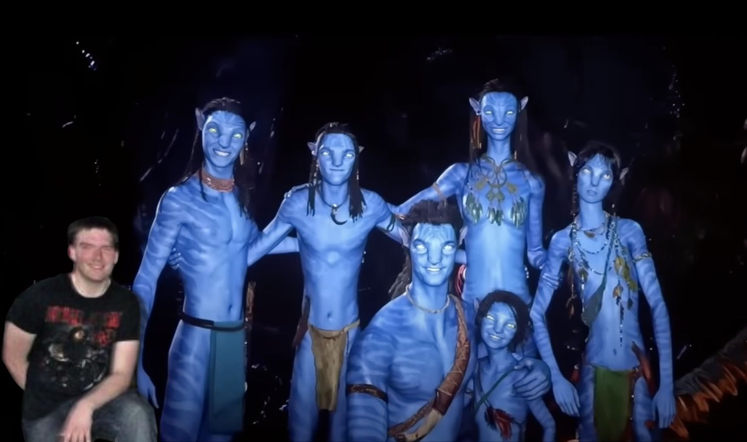 I grew up with blue people