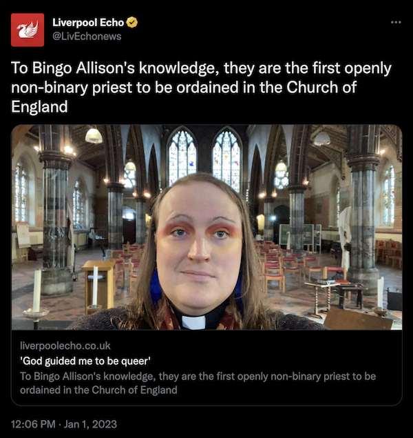 Further proof the Church of England has always been a sham