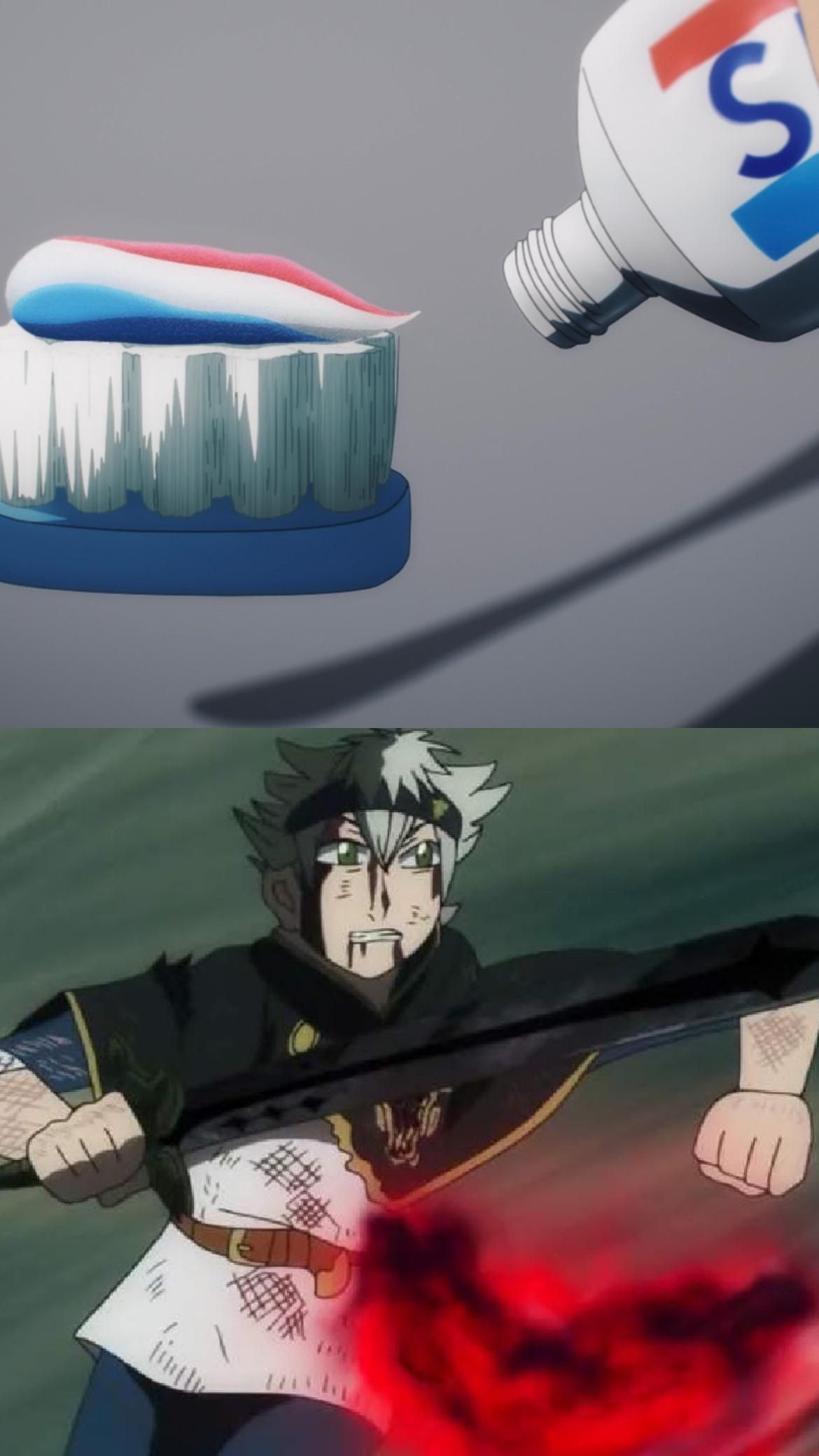 When you realise that toothpaste from chainsaw man is better animated than the whole of black clover.