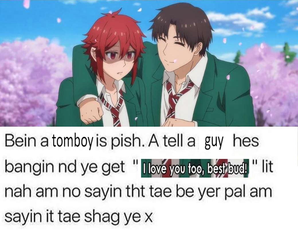 being a tomboy is pish