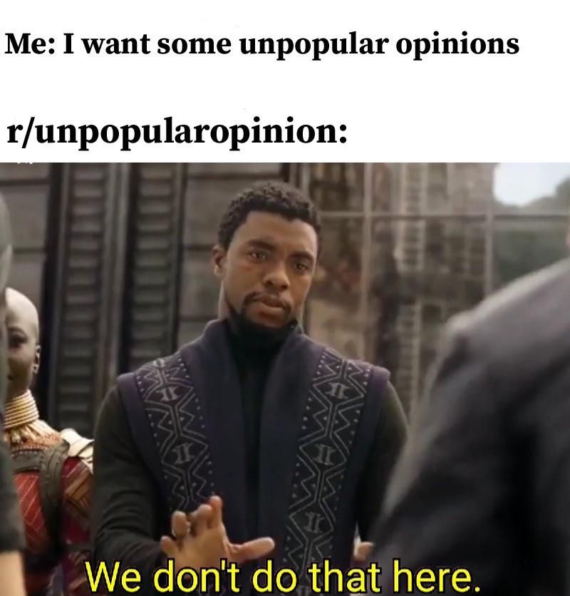 Barely any of them are unpopular