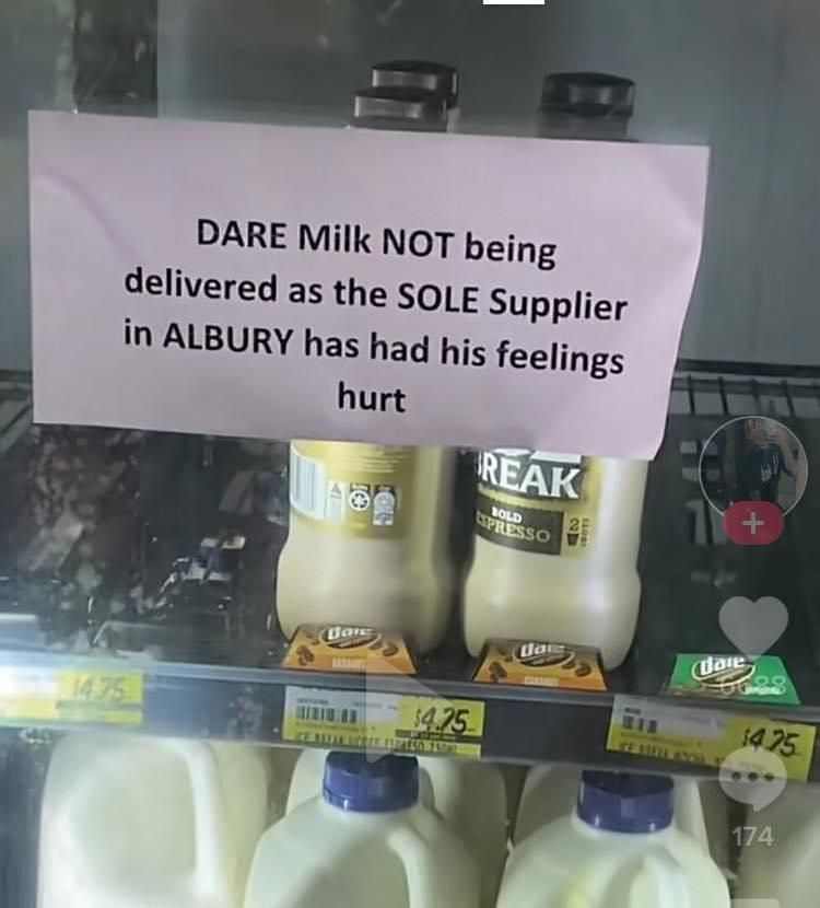 Who hurt the milk-man