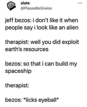He failed to build that spaceship tho