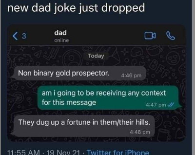 I'm gonna get eye-rolling from my kids for this one.