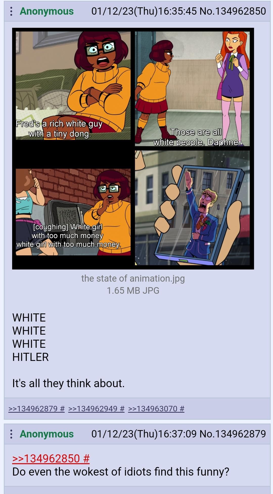 "so what if they made the characters black? its still gonna be a good a show!"
