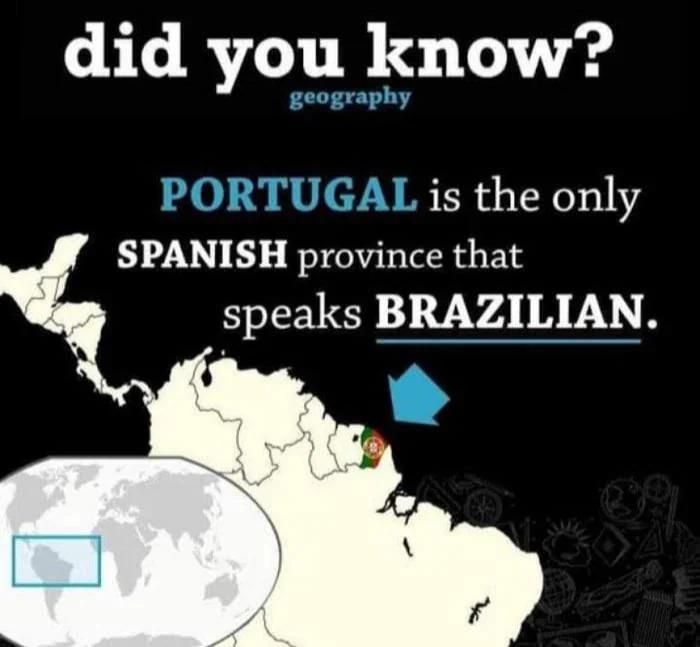 Curious fact about Portugal...