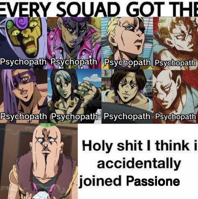 Selling heroin to kids is a JoJo reference